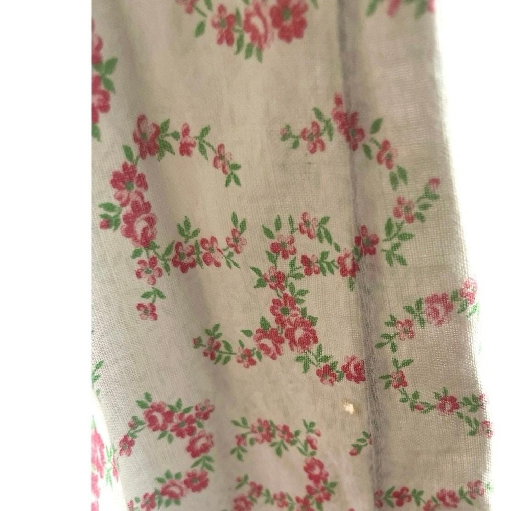 Vintage 1940s Feedsack‎ Dress Pink Floral Cottagecore - Picture 5 of 6
